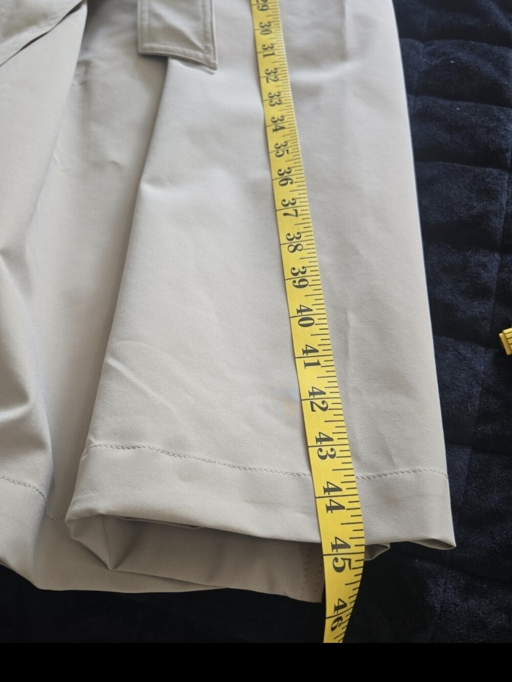 Zara Water-Repellent Belted Trench Coat | Windbreaker Sz:S - Picture 13 of 15